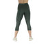 CLEARANCE Leakproof Cropped Leggings - Deep Olive